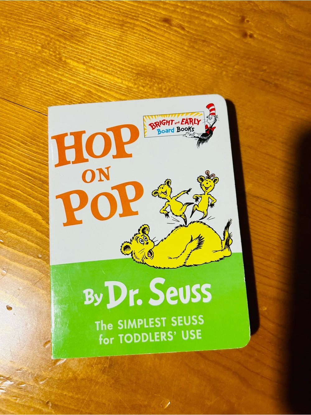 (3/$10) Hop on Pop by Dr Seuss board book